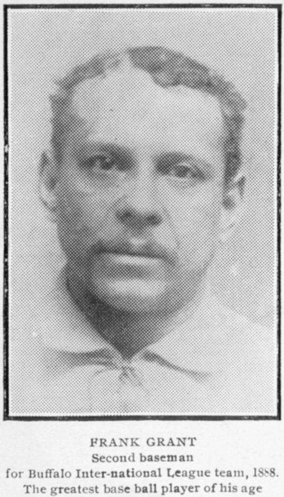 1888 Frank Grant Baseball Player Buffalo