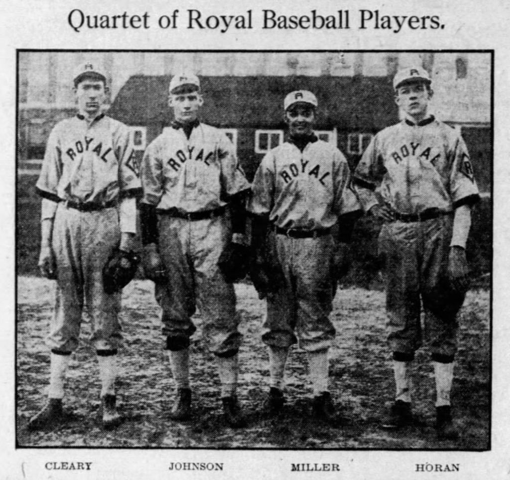 1912 Royal Typewriter Baseball Club